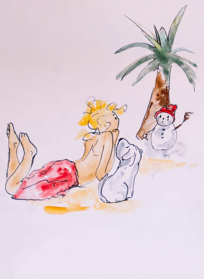 Illustratie bij Het Grote Avontuur van Maudje en Bubbels